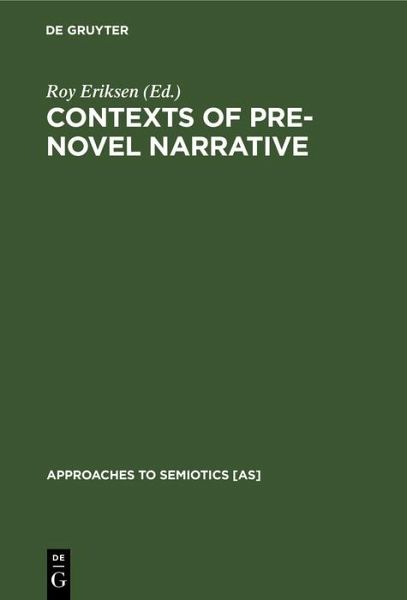 Contexts of Pre-Novel Narrative (eBook, PDF) Contexts of Pre-Novel Narrative (eBook, PDF)