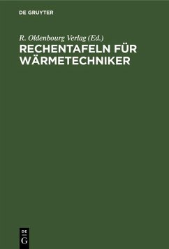 Rechentafeln für Wärmetechniker (eBook, PDF)