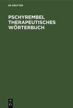 Pschyrembel Therapeutisches Wörterbuch (eBook, PDF)