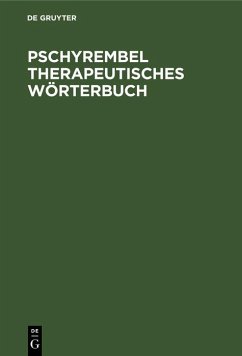 Cover Pschyrembel Therapeutisches Wörterbuch (eBook, PDF)