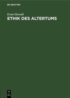 Cover Ethik des Altertums (eBook, PDF)