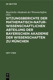 Sitzungsberichte der Mathematisch-Naturwissenschaftlichen Abteilung der Bayerischen Akademie der Wissenschaften zu München. Heft 1/1926 (eBook, PDF)