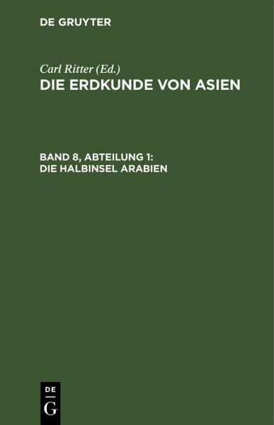 Die Halbinsel Arabien (eBook, PDF)