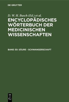 Säure - Schwangerschaft (eBook, PDF)