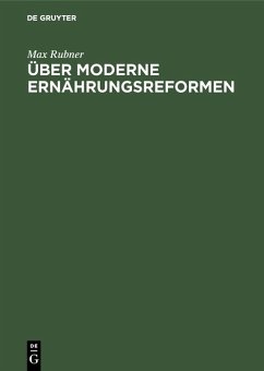 Cover Über moderne Ernährungsreformen (eBook, PDF)