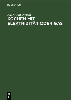 Cover Kochen mit Elektrizität oder Gas (eBook, PDF)