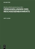Verhandlungen des Reichseisenbahnrats. Heft 14/1926 (eBook, PDF)