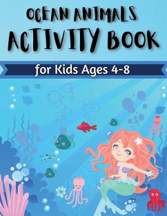 Ocean Animals Activity Book for Kids Ages 4-8 - Moore, Penelope