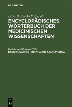 Natron - Ophthalmia scarlatinosa (eBook, PDF)