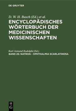 Cover Natron - Ophthalmia scarlatinosa (eBook, PDF)
