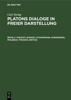 Theatet, Sophist, Staatsmann, Parmenides, Philebos, Timaeos, Kritias (eBook, PDF) - Vering, Carl