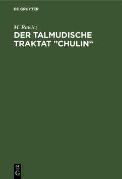 Cover Der talmudische Traktat 