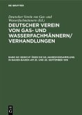 Bericht über die 60.Jahresversammlung in Baden-Baden am 25. und 26. September 1919 (eBook, PDF)