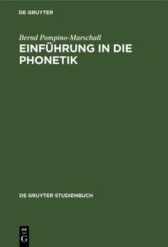 Einführung in die Phonetik (eBook, PDF) - Pompino-Marschall, Bernd
