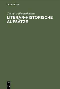 Literar-Historische Aufsätze (eBook, PDF) - Blennerhassett, Charlotte