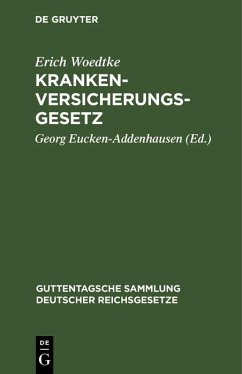 Cover Krankenversicherungsgesetz (eBook, PDF)