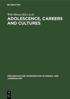 Cover Adolescence, Careers and Cultures (eBook, PDF)