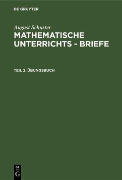 Übungsbuch (eBook, PDF) - Schuster, August