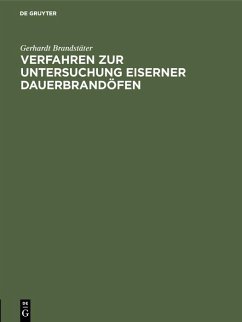 Verfahren zur Untersuchung eiserner Dauerbrandöfen (eBook, PDF) - Brandstäter, Gerhardt