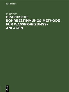 Graphische Rohrbestimmungs-Methode für Wasserheizungs-Anlagen (eBook, PDF) - Schweer, W.