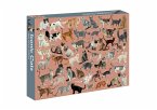Iconic Cats: 1,000-Piece Jigsaw Puzzle