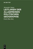 Leitlinien der allgemeinen politischen Geographie (eBook, PDF)