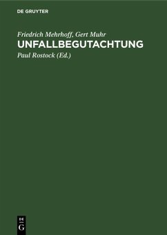 Cover Unfallbegutachtung (eBook, PDF)
