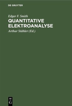 Cover Quantitative Elektroanalyse (eBook, PDF)