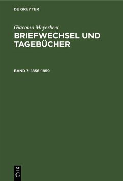 1856-1859 (eBook, PDF) - Meyerbeer, Giacomo