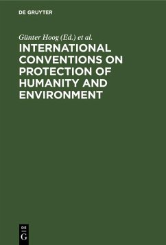 Cover International Conventions on Protection of Humanity and Environment (eBook, PDF)