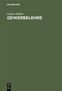 Gewerbelehre (eBook, PDF) - Doden, Gustav
