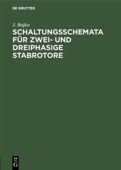 Schaltungsschemata für zwei- und dreiphasige Stabrotore (eBook, PDF) - Bojko, J.