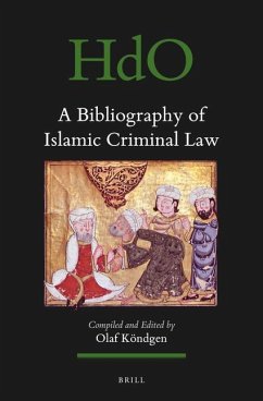 A Bibliography of Islamic Criminal Law - Köndgen, Olaf