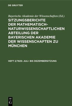 Cover Juli- bis Dezembersitzung (eBook, PDF)