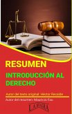 Resumen de Introducción al Derecho (RESÚMENES UNIVERSITARIOS) (eBook, ePUB)