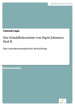 Das Schuldbekenntnis von Papst Johannes Paul II. (eBook, PDF) - Lepa, Conrad