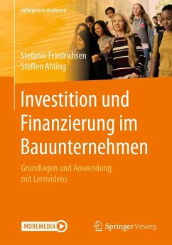 Investition und Finanzierung im Bauunternehmen (eBook, PDF) - Friedrichsen, Stefanie; Ahting, Steffen