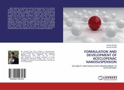 FORMULATION AND DEVELOPMENT OF ACECLOFENAC NANOSUSPENSION - Patel, Harshil M; Patel, Urvashi B