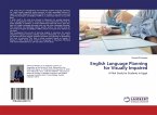 English Language Planning for Visually Impaired