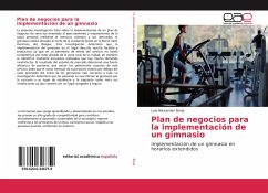 Plan de negocios para la implementación de un gimnasio