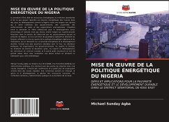 MISE EN ¿UVRE DE LA POLITIQUE ÉNERGÉTIQUE DU NIGERIA - Agba, Michael Sunday