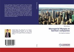 Managerial Myopia in German companies - Berger, Michael