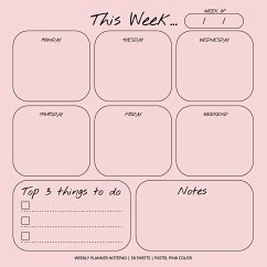 Weekly Planner Notepad - Get List Done