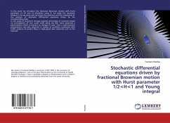 Stochastic differential equations driven by fractional Brownian motion with Hurst parameter 1/2<H<1 and Young integral - Radhia, Touhami