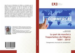 La part de marché à l'exportation de l'Algérie 