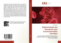 Cover Épidemiologie des hémolyses post transfusionnelles retardées