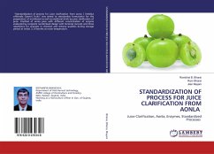 STANDARDIZATION OF PROCESS FOR JUICE CLARIFICATION FROM AONLA - Bharai, Rambhai B.; Bharai, Ram; Mayani, Jilen