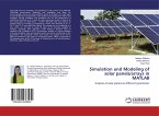 Simulation and Modeling of solar panels/arrays in MATLAB