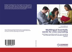 Multilingual Essentially words for crisis counseling - Mahmoudi, Osman; Amini, Mohammad Rauf