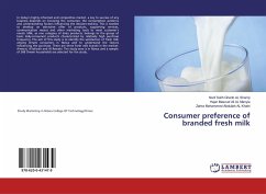 Consumer preference of branded fresh milk - Al Shariqi, Noof Salih Gharib; Al Manyia, Hajar Masoud Ali; Al Khatri, Zahra Mohammed Abdullah